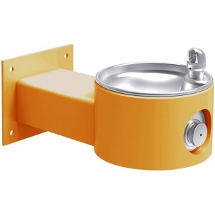 Вуличний настінний питний фонтанчик UDF3201 без фільтраціі та охолодження - Жовтий