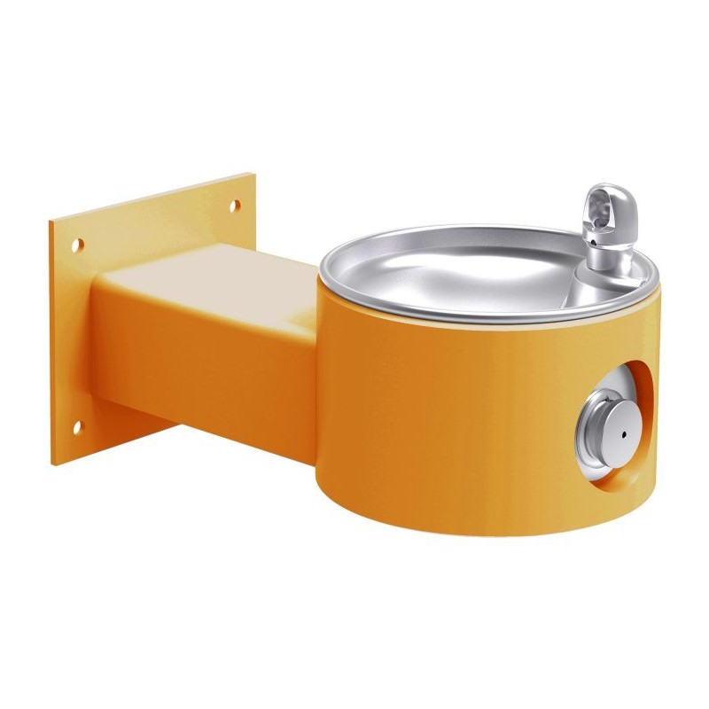 Вуличний настінний питний фонтанчик UDF3201 без фільтраціі та охолодження - Жовтий