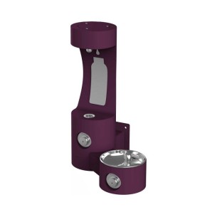 Вуличний настінний питний фонтанчик зі станцією набору пляшки UDF3201H2OS - Фіолетовий