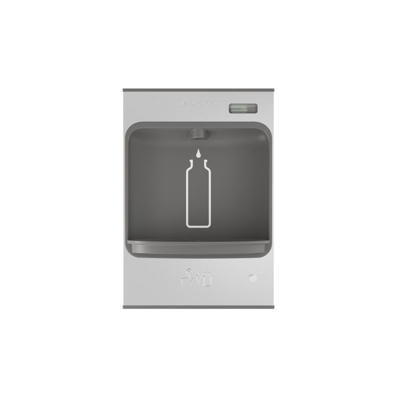 Механична станція розлива пляшки Elkay EZH2O для поверхнього монтажу, з живленням від батареї, без фильтра, без охлодження.