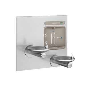 Вбудований двороівневий питний фонтанчик UDF1202RH2O зі станцією набора пляшки,з фильтром, без охолодження