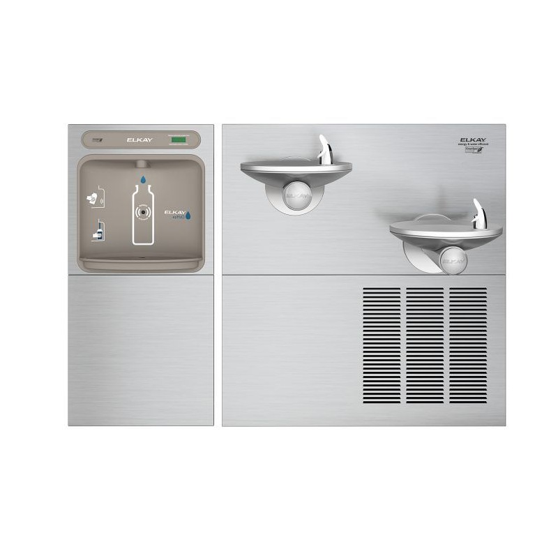 Станція набора пляшки UDF1222CH2OC з двурівневим фонтанчиком SwirlFlo, з фільтром та охолодженням