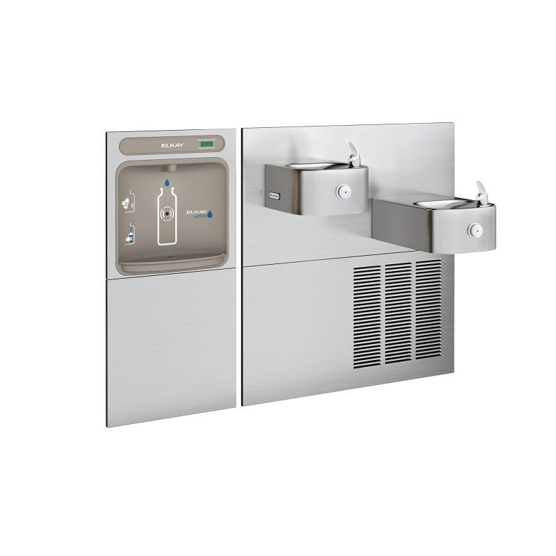 Станція набора пляшки з дворівневим фонтанчиком UDF1222RH2OC, з фильтром та охлолодженням