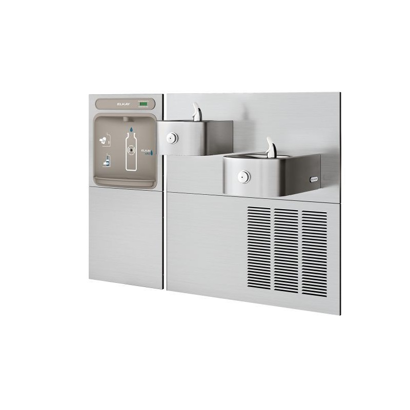 Станція набора пляшки з дворівневим фонтанчиком UDF1222RH2OC, з фильтром та охлолодженням