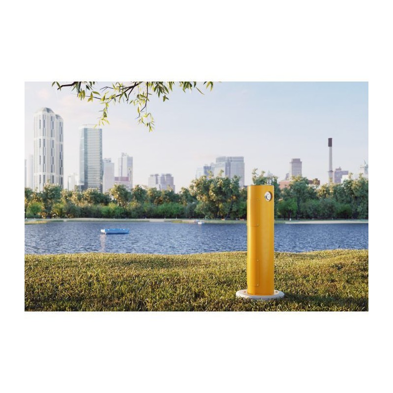 Вуличний питний фонтанчик з фільтрацією, без охолодження UDF 3300 - Жовтий