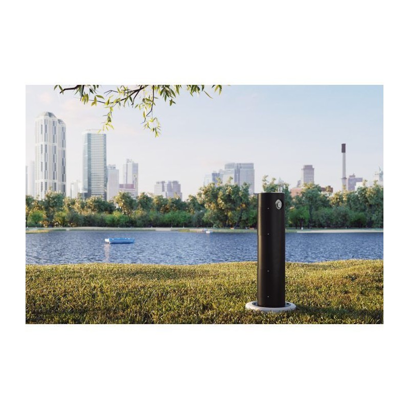 Вуличний питний фонтанчик з фільтрацією, без охолодження UDF 3300 - Чорний