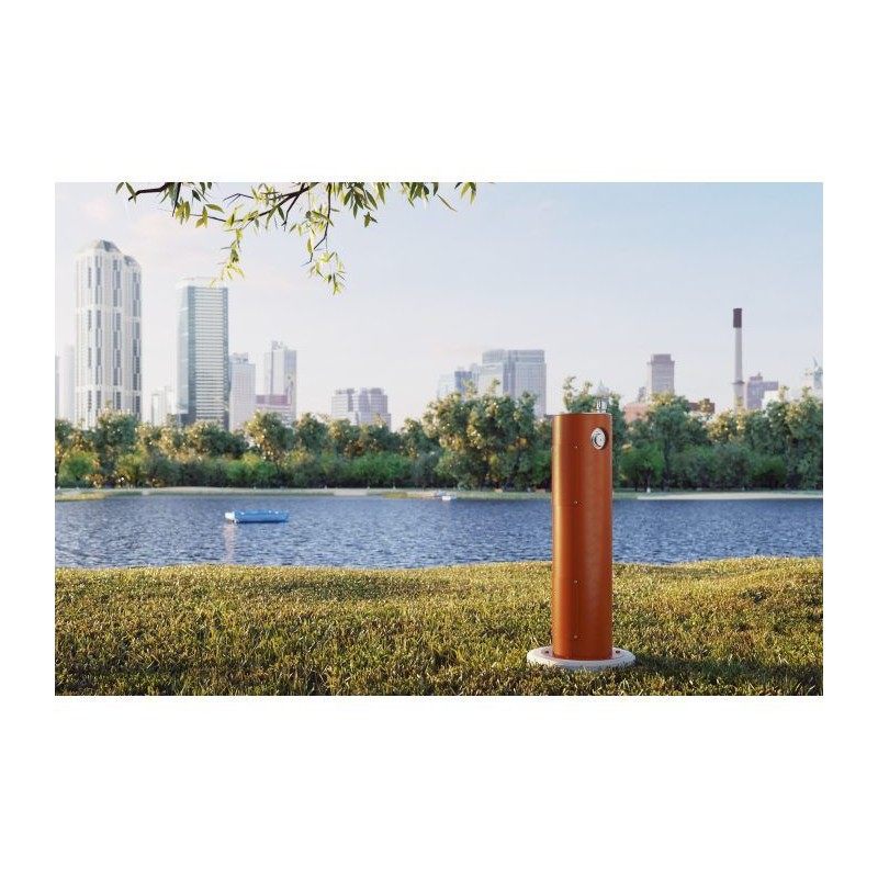 Вуличний питний фонтанчик з фільтрацією, без охолодження UDF 3300 - Теракотовий