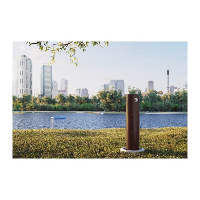 Вуличний питний фонтанчик з фільтрацією, без охолодження UDF 3300 - Коричневий