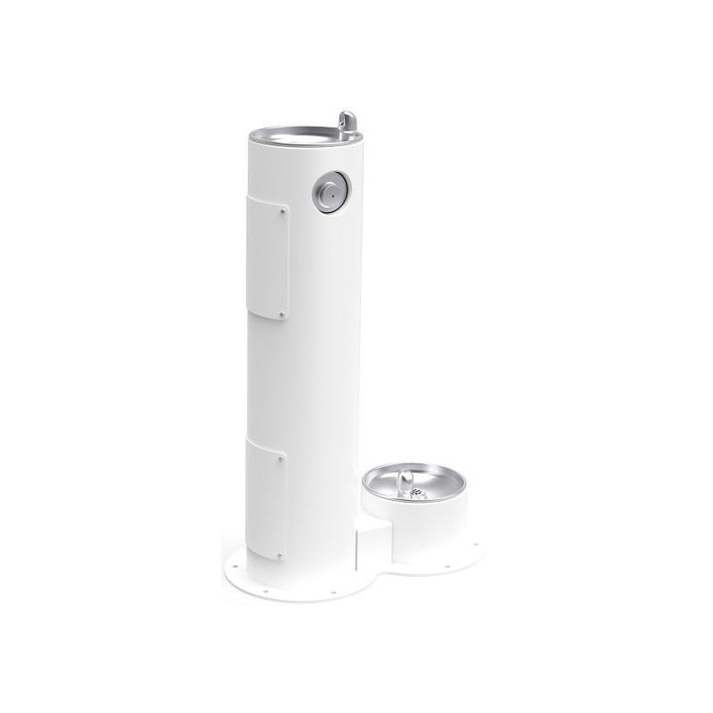 П'єдестал для вуличного фонтану UDF з зоофонтаном без фільтрів і без охолодження - Білий