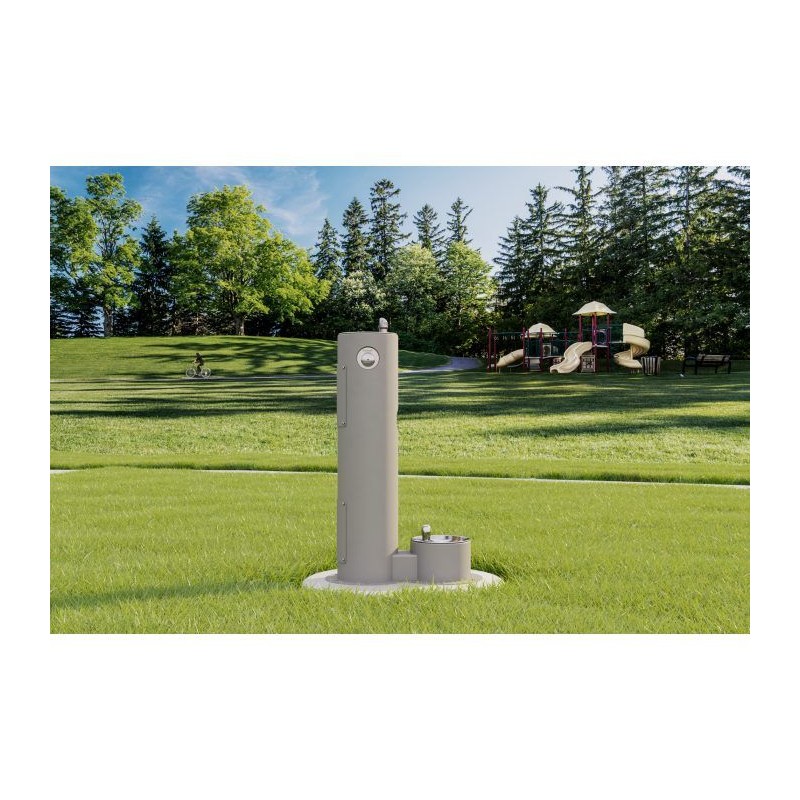 П'єдестал для вуличного фонтану UDF з зоофонтаном без фільтрів і без охолодження - Сірий