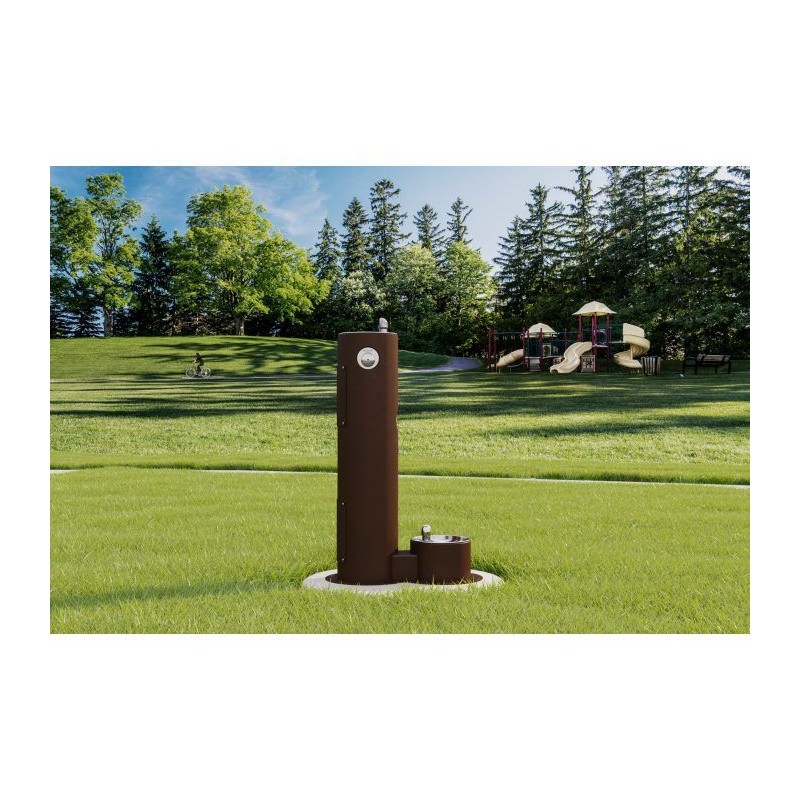 П'єдестал для вуличного фонтану UDF з зоофонтаном без фільтрів і без охолодження - Коричневий