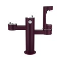 Вуличний трирівневий питний фонтанчик зі станцією набору пляшок з фільтрацією, без охолодження UDF3312RH2OS - Фіолетовий