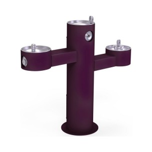 Вуличний трирівневий питний фонтанчик з фільтрацією, без охолодження UDF3313 - Фіолетовий