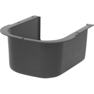 Фартух з очерету для моделей з контуром та м’яким боком Чорний