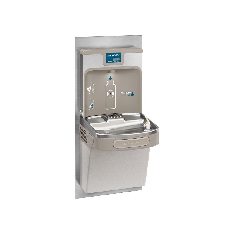 Задня панель з нержавіючої сталі для заправної станції в одну пляшку EZ