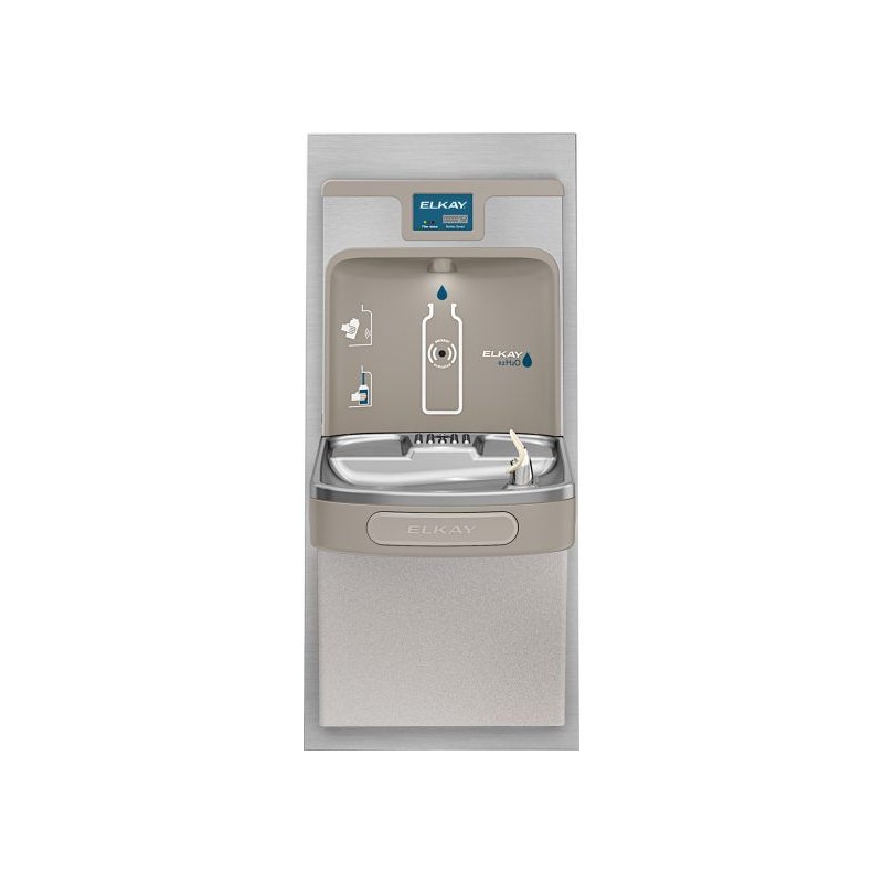 Задня панель з нержавіючої сталі для заправної станції в одну пляшку EZ