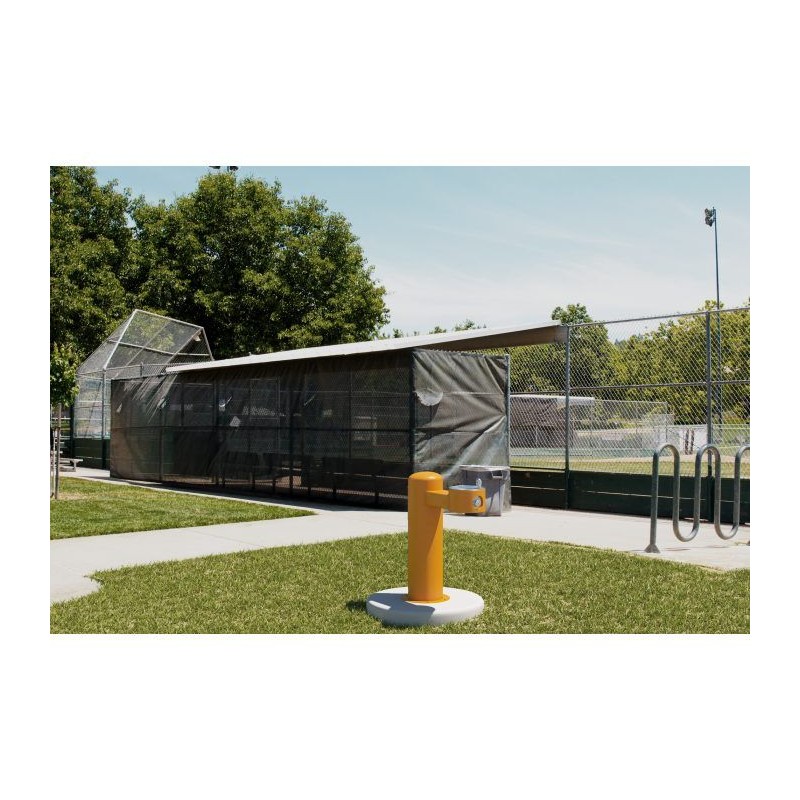 Вуличний питний фонтанчик з фільтрацією, без охолодження UDF 3310 - Жовтий