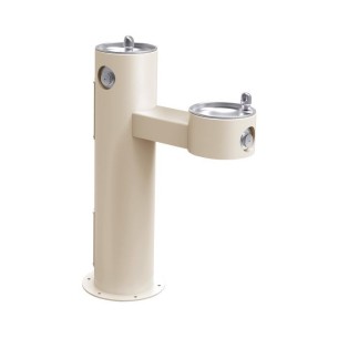 Вуличний дворівневий питний фонтанчик з фільтрацією, без охолодження UDF3312 - Бежевий