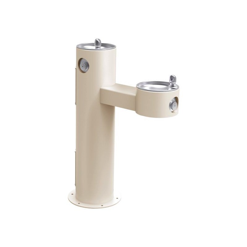 Вуличний дворівневий питний фонтанчик з фільтрацією, без охолодження UDF3312 - Бежевий
