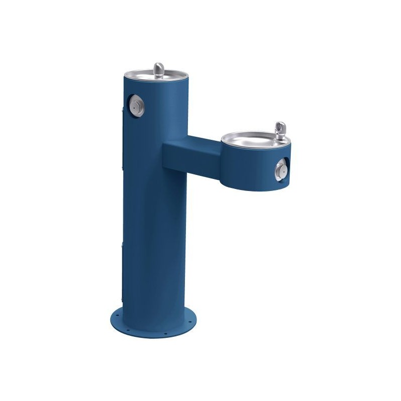 Вуличний дворівневий питний фонтанчик з фільтрацією, без охолодження UDF3312 - Синій