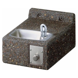 Вуличний настінний камяний питний фонтанчик без фільтрації та охолодження UDF4593FR