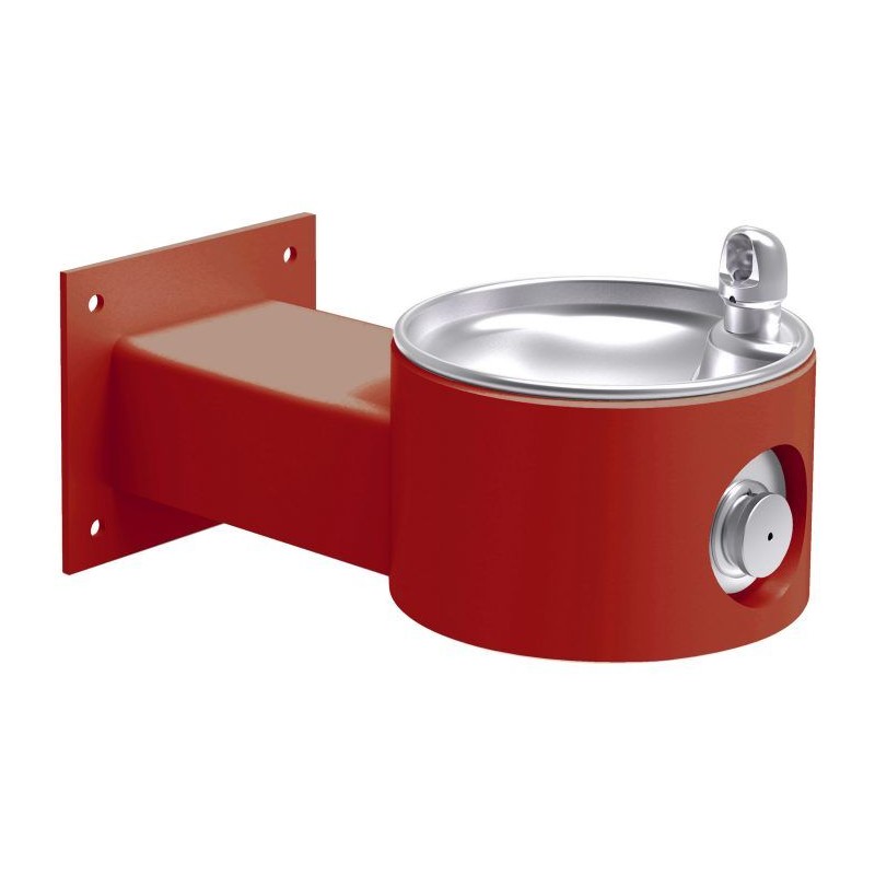 Вуличний настінний питний фонтанчик UDF3201 без фільтраціі та охолодження - Червоний